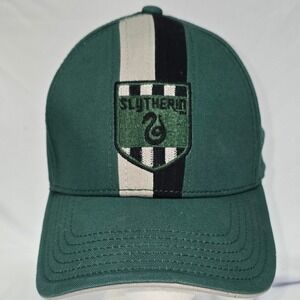 Harry Potter Slytherin Hat Universal Orlando GreenStriped BaseballCap Adjustable
